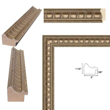 Load image into Gallery viewer, Gladiator Silver Ribbed Picture Frame Office Décor