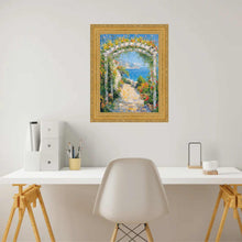 Load image into Gallery viewer, Gold Leaf Scoop Victorian Picture Frame 