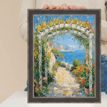 Load image into Gallery viewer, 11x14 Frame Gothic Antique Silver Espresso Picture Frame Vintage