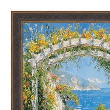 Load image into Gallery viewer, 11x14 Frame Gothic Vintage Antique Gold Espresso Picture Frame