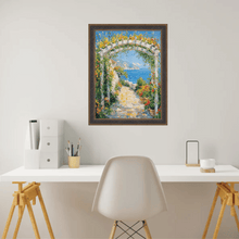 Load image into Gallery viewer, 11x14 Frame Gothic Vintage Antique Gold Espresso Picture Frame