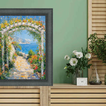 Load image into Gallery viewer, Gothic Wooden Black Scoop Bead Picture Frame Office Décor