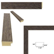 Load image into Gallery viewer, Gray Weathered Wood Picture Frame - Farmhouse Chabi Chic Home Office