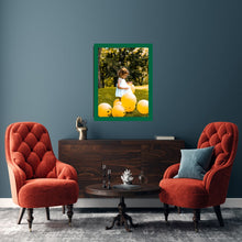 Load image into Gallery viewer, Green Picture Frame Modern Flat Custom Framing Popular Sizes