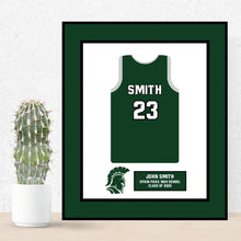 Load image into Gallery viewer, High School Senior Night Basketball Gift Picture frame Jersey
