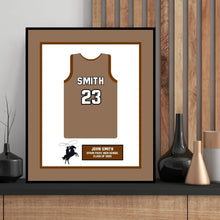 Load image into Gallery viewer,  Senior Night High School Basketball Gift Picture frame Jersey