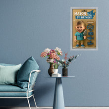 Load image into Gallery viewer, Ai Generated Toy Box character Picture frame - Birthday Sign - Fun gift 18x24