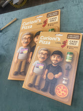 Load image into Gallery viewer, Pizza guy Ai generated action figure Toybox 14x20 canvas Art