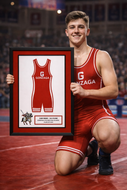 Wrestling Senior Night Gift — Custom Singlet Frame (NJ Local Pickup Available)