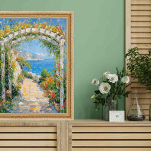 Load image into Gallery viewer, Italian Bright Gold Beaded Picture Frame Home Office