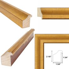 Load image into Gallery viewer, 16x20 Frame Deep Italian Florentine Gold Leaf Shadow Box Picture Frame
