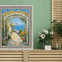 Load image into Gallery viewer, Italian Florentine Silver Leaf Shadow Box Picture Frame 