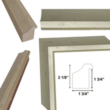 Load image into Gallery viewer, Italian Florentine Silver Leaf Shadow Box Picture Frame 