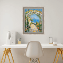 Load image into Gallery viewer, Italian Florentine Silver Leaf Shadow Box Picture Frame 