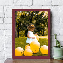 Load image into Gallery viewer, Maroon Picture Frame Modern Popular Custom Size Framing