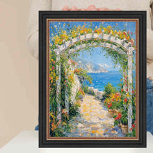 Load image into Gallery viewer, 16x20 Frame Modern Black Scoop With Gold Bead Picture Frame