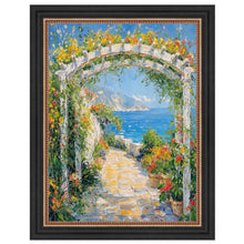 Load image into Gallery viewer, 11x14 Frame Modern Black Scoop With Gold Bead Picture Frame