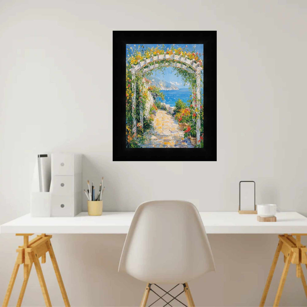 16x20 Frame Modern Gallery Wall Gloss Black Picture Frame - Frame