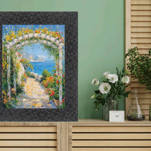 Load image into Gallery viewer, 16x20 Frame Modern Retro Glossy Black Glitter Picture Frame