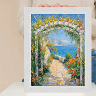 16x20 Frame Modern White Wash Wood Grain Picture Frame