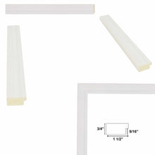 Load image into Gallery viewer, 11x14 Frame Modern White Wash Wood Grain Picture Frame