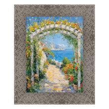 Load image into Gallery viewer, 11x14 Frame Modern Wide Glitter Silver Gunmetal Picture Frame