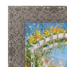 Load image into Gallery viewer, 16x20 Frame Modern Wide Glitter Silver Gunmetal Picture Frame