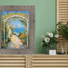 Load image into Gallery viewer, 11x14 Frame Modern Wide Glitter Silver Gunmetal Picture Frame