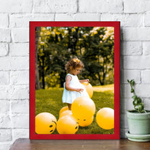 Load image into Gallery viewer, Modern Red Picture Frame 100 Popular Sizes - Flat Modern Framing