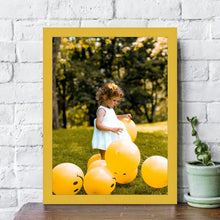 Load image into Gallery viewer, Modern Yellow Picture Frame Flat Custom Framing - Popular Sizes