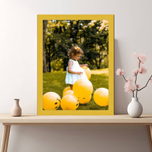 Load image into Gallery viewer, Modern Yellow Picture Frame Flat Custom Framing - Popular Sizes