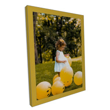 Load image into Gallery viewer, Modern Yellow Picture Frame Flat Custom Framing - Popular Sizes