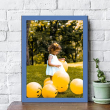 Load image into Gallery viewer, Blue Picture Frame 100 Popular Sizes - Flat Modern Framing