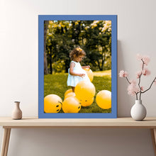 Load image into Gallery viewer, Blue Picture Frame 100 Popular Sizes - Flat Modern Framing