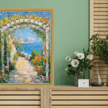 Load image into Gallery viewer, 11x14 Frame Narrow Bead Antique Gold Picture Frame