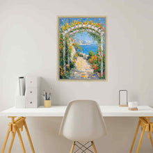 Load image into Gallery viewer, 11x14 Frame Narrow Beaded Silver Scoop Picture Frame