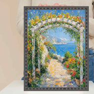 16x20 Frame Narrow Black Stars Picture Frame