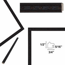 Load image into Gallery viewer, Narrow Black Stars Picture Frame Office Décor