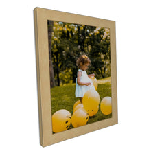 Load image into Gallery viewer, Natural Wood Picture Frame - Flat Modern Framing