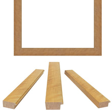 Load image into Gallery viewer, Natural Wood Picture Frame - Flat Modern Framing