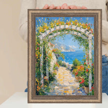 Load image into Gallery viewer, 11x14 Frame Nautical Rope Dock Boat Rustic Brown Picture Frame