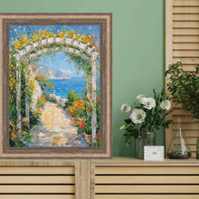 Load image into Gallery viewer, 11x14 Frame Nautical Rope Dock Boat Rustic Brown Picture Frame