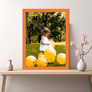 Orange Picture Frame 16x20 Custom Framing - Popular Sizes