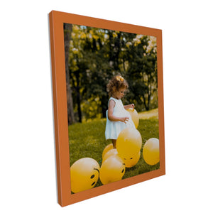 Orange Picture Frame 11x14 Custom Framing - Popular Sizes