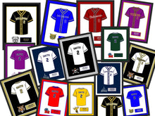 Load image into Gallery viewer, High School Softball Senior Night Girls Gift Picture frame Jersey 20x24 inch  ModernMemoryDesign.com 