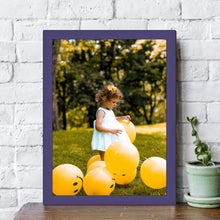 Load image into Gallery viewer, Purple Picture Frame Modern Popular Custom Size Framing