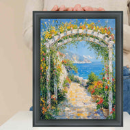 16x20 Frame Round Matte Black Picture Frame