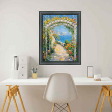 Load image into Gallery viewer, Round Matte Black Picture Frame Office Décor