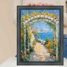 Load image into Gallery viewer, Round Matte Black Picture Frame Office Décor