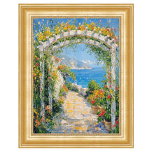 Load image into Gallery viewer, 11x14 Frame Scoop Beaded Gold Picture Frame